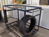 Perforuota sienele,metaliniai darbastaliai baldai - nuotraukos Nr. 15
