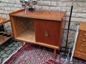 Vintažinė mid century tikmedžio indauja - nuotraukos Nr. 9