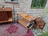 Vintažinis mid century serviravimo staliukas - nuotraukos Nr. 3