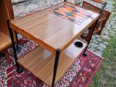 Vintažinis mid century serviravimo staliukas - nuotraukos Nr. 7
