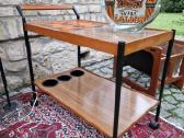 Vintažinis mid century serviravimo staliukas - nuotraukos Nr. 10