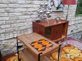 Vintažinis mid century serviravimo staliukas - nuotraukos Nr. 19