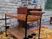 Vintažinis mid century serviravimo staliukas - nuotraukos Nr. 20