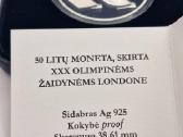 50 Litų, 2011 m., kolekcinė moneta Londonas 2012 - nuotraukos Nr. 5