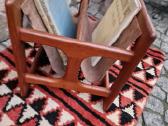 Vintažinė mid century tikmedžio laikraštinė - nuotraukos Nr. 19