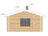 Rąstinė pirtis / vasarnamis 40 m2 - nuotraukos Nr. 8