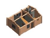 Rąstinė pirtis / vasarnamis 40 m2 - nuotraukos Nr. 9