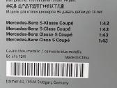 Mercedes Benz S Coupe 1:43 - nuotraukos Nr. 9