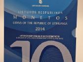 2014 Lietuva, Nato jubiliejus,lito monetų rinkinys