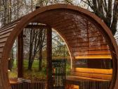 2.6m apvali pirtis - termo mediena - nuotraukos Nr. 10