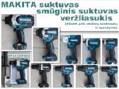Makita įvairūs suktuvai smūginiai ir veržliasukiai