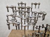 Vintažinės mid cetury modern . autorinės žvakidės - nuotraukos Nr. 19
