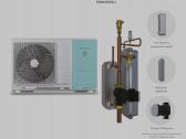 Šilumos siurbliai oras vanduo Hisense 8kw - nuotraukos Nr. 4