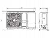 Šilumos siurbliai oras vanduo Hisense 8kw - nuotraukos Nr. 5