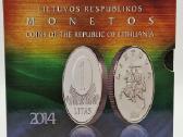2014 Lietuva Lito monetų Bu rinkinys!