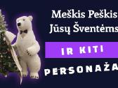 Baltos meškos sveikinimas jūsų šventėms