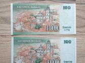 2000 metų apyvartiniai 100 litų - nuotraukos Nr. 2