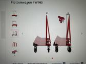 Plokščių transportavimo vežimas Pw700 - nuotraukos Nr. 2