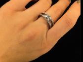 Auksinis žiedas su 1,34ct deimantų - nuotraukos Nr. 4
