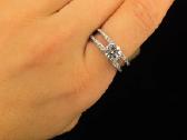 Auksinis žiedas su 1,34ct deimantų - nuotraukos Nr. 6