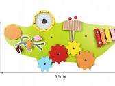 Didelė medinė lavinamoji lenta Montessori Crocodil - nuotraukos Nr. 6