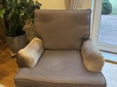 Svetainės lova 225€ fotelis 75€ (liukso klasės) - nuotraukos Nr. 3