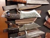 Damasko plieno vienetiniai peiliai,kirvukai ir kt. - nuotraukos Nr. 16