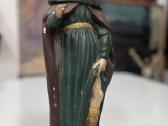 Antikvarinė medinė liaudies skulptūrėlė Šv. Rokas - nuotraukos Nr. 7