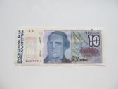 10 australes , Argentina , 1987