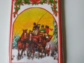Christmas kalėdiniai atvirukai su vokais 12vnt.