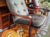 Vintažinis mid century fotelių ir staliuko kompl. - nuotraukos Nr. 10