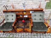 Vintažinis mid century fotelių ir staliuko kompl. - nuotraukos Nr. 14
