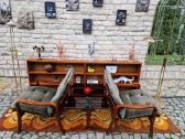 Vintažinis mid century fotelių ir staliuko kompl. - nuotraukos Nr. 17