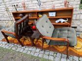 Vintažinis mid century fotelių ir staliuko kompl. - nuotraukos Nr. 20