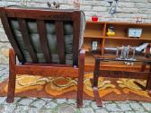 Vintažinis mid century fotelių ir staliuko kompl. - nuotraukos Nr. 32