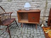 Vintažinė mid century tikmedžio indauja - nuotraukos Nr. 7