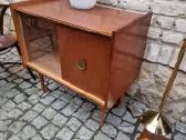Vintažinė mid century tikmedžio indauja - nuotraukos Nr. 9