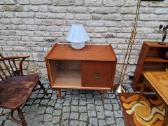 Vintažinė mid century tikmedžio indauja - nuotraukos Nr. 11