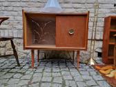 Vintažinė mid century tikmedžio indauja - nuotraukos Nr. 12