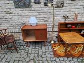 Vintažinė mid century tikmedžio indauja - nuotraukos Nr. 21