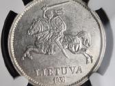 Pilna Smetoninio sidabro monetų kolekcija. Ngc. - nuotraukos Nr. 3