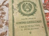 Parduodami gimimo ir santuokos liudijimų kopijos - nuotraukos Nr. 4