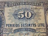 1928 m.a serijos 50 litų banknotas - nuotraukos Nr. 4