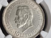 Smetoninių monetų kolekcija 1925-1938 m. Ngc - nuotraukos Nr. 5