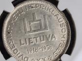 Smetoninių monetų kolekcija 1925-1938 m. Ngc - nuotraukos Nr. 6