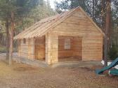 Rąstiniai namai, rąstines pirtys, vasarnamiai. - nuotraukos Nr. 31