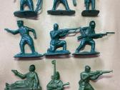 Kareiveliai tarybiniai ww2 plastmasiniai