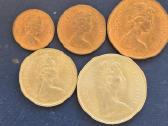 D. Britanija 1967 rink. Unc 1/2.1,2,5,10 new pence - nuotraukos Nr. 2