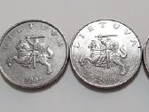 Litai monetos 5lt 2lt 1lt - nuotraukos Nr. 6