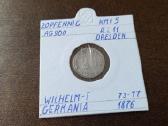 Vokietijos imperija 1876 E 20 pfenigiu (sidabras)